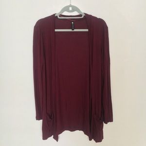 Cotton On Maroon Cardigan